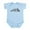 Sky Blue, variant on CafePress - Evolution Blacksmith Body Suit - Baby Light Bodysuit, Size Newborn - 24 Months