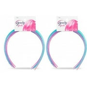 Goody Girls Glitter Filled Sparkle Headbands, Color & Design May Vary - 6 Count - 2 Packs