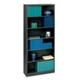 thumbnail image 3 of HON HS82ABC.P 34.5 in. x 12.63 in. x 81.13 in. 6-Shelf Metal Bookcase - Black, 3 of 5