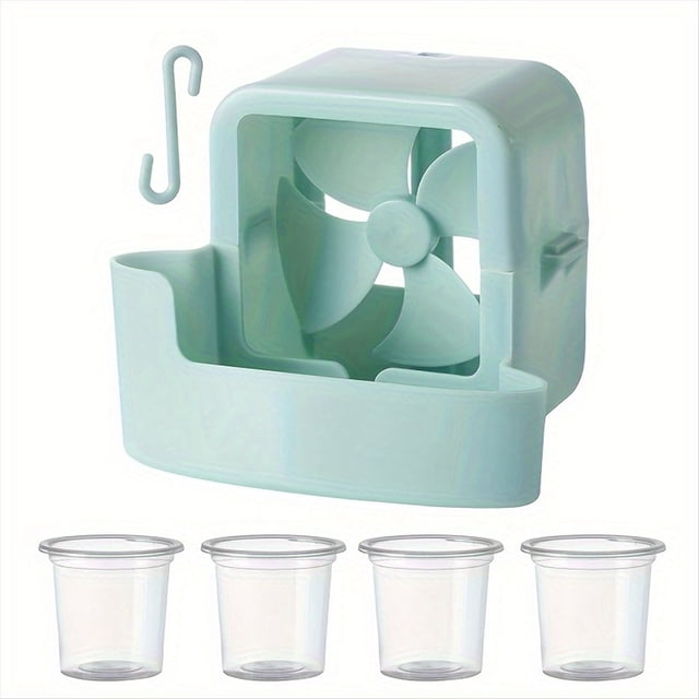 Kit de Enfriamiento Ice Head para Ventiladores. Accesorio de Enfriamiento de Verano Eficiente y Sin Electricidad para Modelos de Ventiladores de Piso Eléctricos. Azul.