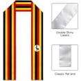 thumbnail image 2 of Uganda Flag Graduation Stole Graduate Shawl Sash Scraf Gift For Abroad Student International Study (Square), 2 of 6