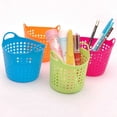 thumbnail image 3 of Portable Mini Plastic Stationery Cosmetic Desk Storage Basket Organizer Holder, 3 of 8
