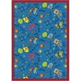 thumbnail image 3 of Joy Carpets Playful Patterns Children's Scribbles Area Rug, Green, 5'4" x 7'8", 3 of 3