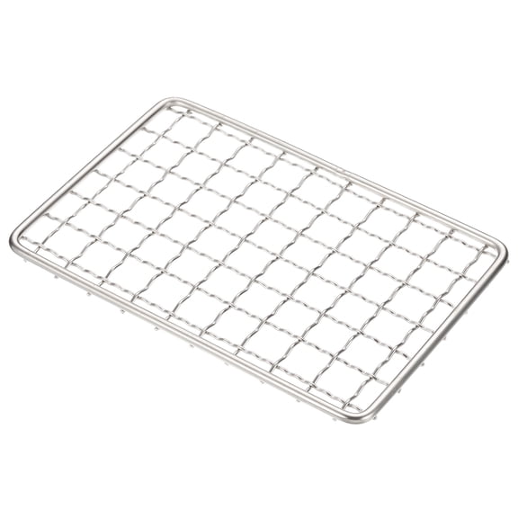 Rejillas de Enfriamiento, 3.9" x 5.9" Rejilla de Malla de Acero Inoxidable para Barbacoa BBQ Color Plata