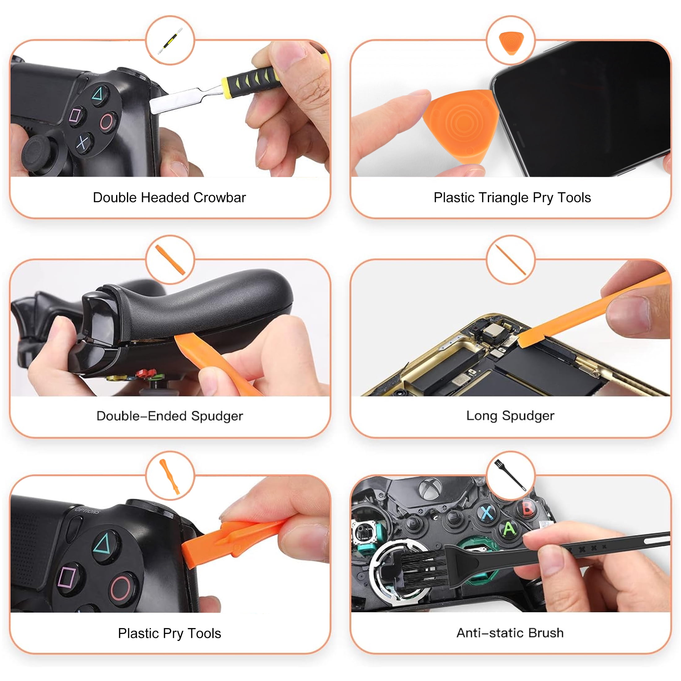 TSV 12-in-1 Magnetic Torx Screwdriver Set for Xbox, PlayStation