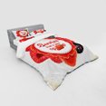 thumbnail image 3 of Fruit Duvet Cover Set, Cherry Blueberries Raspberry and Strawberry Composition Healthy Ingredients Summer, Bedding Set with Shams and Fitted Sheet, 3 Sizes, by Ambesonne, 3 of 3
