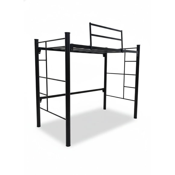 Cama alta individual - Diseño Kochi color negro