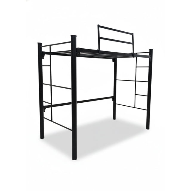 Cama alta individual - Diseño Kochi color negro