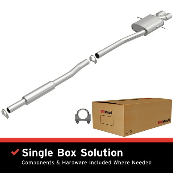 BRExhaust OE Replacement Exhaust System Kit 106-0831: Compatible with 2007-2014 Mini Cooper 1.6L