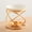 Golden, variant on Warmself Delicate Romantic Ceramics Tealight Candle Holder Oil Tart Burner Aroma Diffuser Furnace Home Decoration Black Spiral