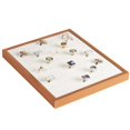 thumbnail image 4 of Soporte de almacenamiento de joyas YONGSHENG para pendientes collar anillos bandeja organizadora, 4 of 4