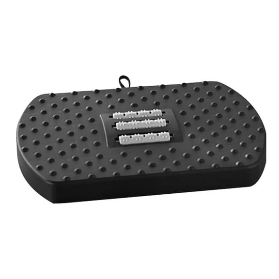 SOPOTUTU Ergonomic Footrest Under Desk Portable Foot Stool 1Set Black Plastic For Young Adults School Use