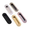 thumbnail image 1 of Stainless Side Hole Embedded Sliding Door Handle Embedded Drawer Cabinet And Wardrobe Finger Pull Handle With Hidden Screws 5 Color, 1 of 9