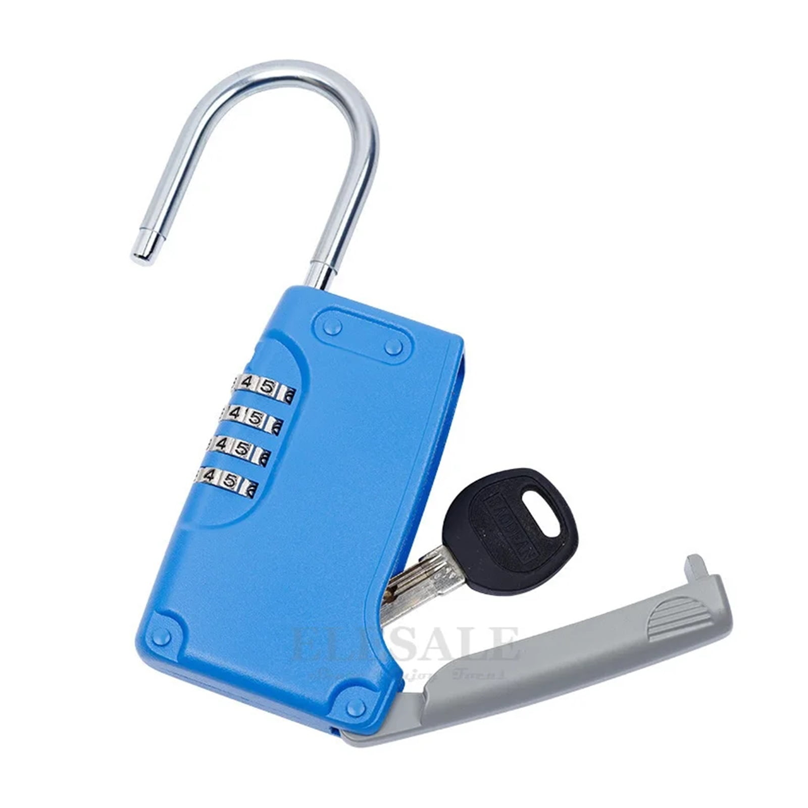 Hidden Key Safe Box 4-Digital Password Combination Lock With Hook Mini Metal Secret Box For Home Villa Caravan ,Maximum Protection