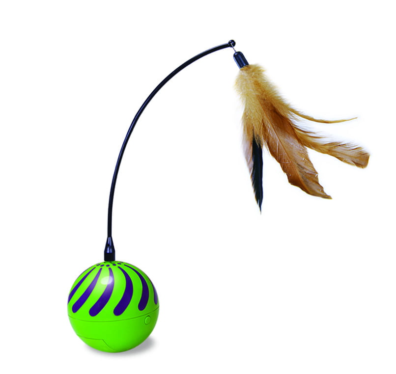 automatic feather cat toy
