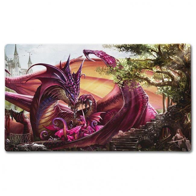 Mouse pad.Size: 23 3/4 X 13 3/4 inches 3 Headed Dragon Card game Play-Game Mat 