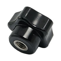 Unique Bargains 23mm Height 8mm Female Thread Dia Black Star Knob New