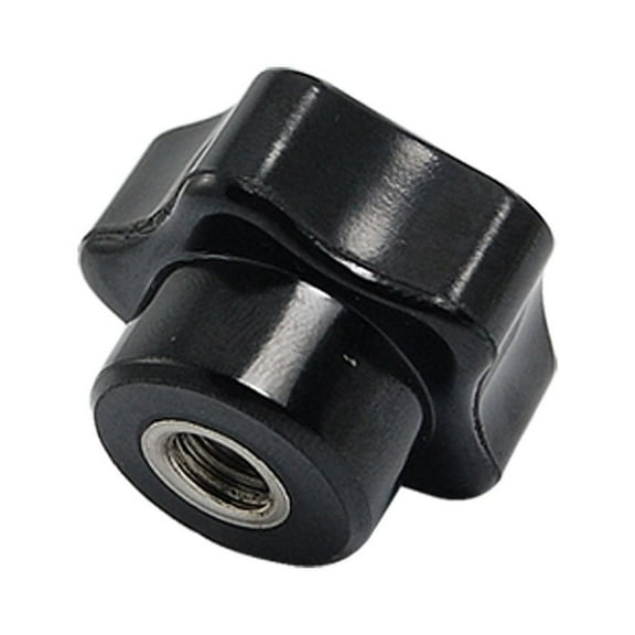 Unique Bargains 23mm Height 8mm Female Thread Dia Black Star Knob New