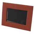 thumbnail image 1 of Leather Tabletop Photo Frame Elegant Display for 6 Inch Pictures Home Office Decor, 1 of 7