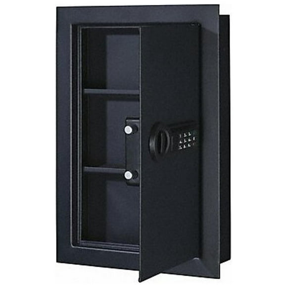 Stack-On Wall Safe,Black,35 lb. Net Weight  PWS-1822-E