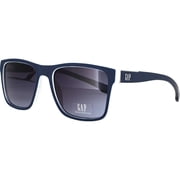 Gap-Sgp408 Rectangle Sunglasses Navy/White Gray Gradient