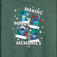 thumbnail image 3 of Lilo & Stitch - Making Merry Memories - Women's Lightweight French Terry Long Sleeve Shirt, 3 of 5