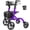 Deep Purple, variant on COSYWILL Rollator Walkers with Seat for Seniors, Foldable 10" Big Wheels All Terrain Rolling Walker,Adjustable Handles, Mobility Walker for Seniors,Blue