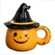 thumbnail image 3 of Taza de leche, taza fantasma de Halloween, artículos para beber, taza de té, decoración con tapa, taza de café Naranja, 3 of 9