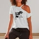 thumbnail image 1 of Camiseta para mujer, Tops de verano, trajes de manga corta, regalo, camiseta clásica elegante para mujer, Camiseta básica para vacaciones, desplazamie Blanco, 1 of 10