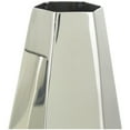 thumbnail image 5 of DecMode 10", 8", 6"H Geometric Hexagon Shaped Silver Stainless Steel Vase with Varying Heights, Set of 3, 5 of 12