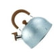thumbnail image 5 of Hervidor de agua con silbato de acero inoxidable, hervidor de agua de gran capacidad, fondo plano para cocina de inducción de gas, hervir agua, 2L, azul, 5 of 10