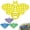 Mix Color-4pcs, variant on 4Pcs Floating Bee Island Watering Station, EVA Foam Flower Shaped Pollinator Waterer for Garden, Anti-Drowning Bee Bath & Butterfly Feeder, Outdoor Pond Decor