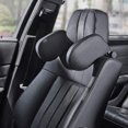 thumbnail image 2 of Almohada del reposacabezas del asiento del coche JZCreater soporte para el cuello de la cabeza negro, 2 of 2