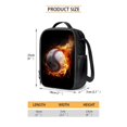 thumbnail image 5 of Jeiento Baseball Bookbag for Boys Backpack Middle School Bag with Lunch Bag Kids Book Bag and Lunch Box Set Cool Flame Elementary Schoolbag Lunchbox Pencil Case Water Bottle Holder 4 in 1, 5 of 7