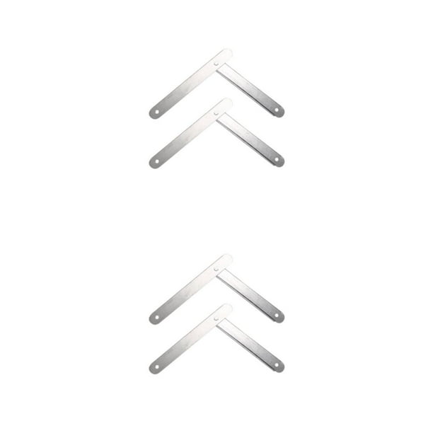 Yuarrent Bisagra de escalera de línea de aleación, fácil instalación, sin rebabas, varilla de escalera de seguridad mejorada, 2 uds. Type1 NO1