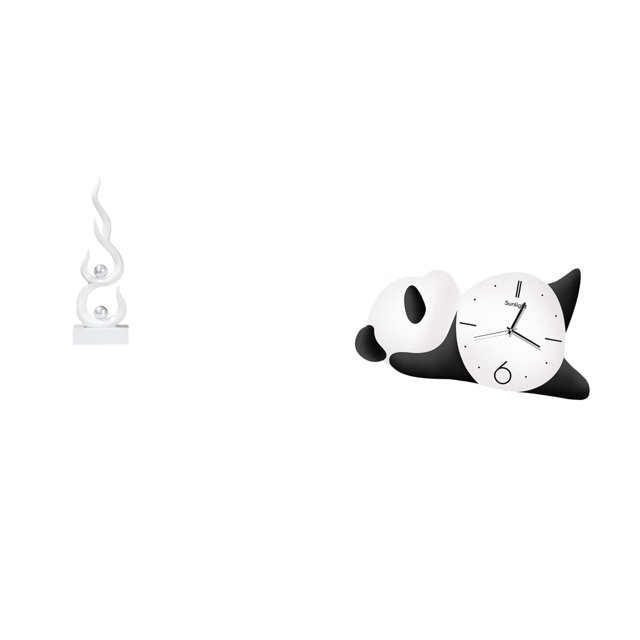 Escultura De Panda En Forma De Llama De Resina Moderna, Adorno Para Oficina, Patio, Estantería, Sala De Estar, Decoración Del Hogar, Regalo