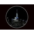 thumbnail image 2 of Phillip, Jamie 24x19 Gold Ornate Wood Framed with Double Matting Museum Art Print Titled - Dark New York 2, 2 of 4