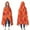 Red Yellow Checkered, variant on Wearable Blanket,Orange and White Wavy Checkerboard Pattern Hooded Wearable Flannel Blanket for Adults & Teens,Winter Poncho Shawl Wrap Cape Cozy Anti-Pill,50"x60"