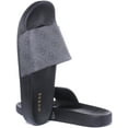 thumbnail image 4 of Guess Men's 4G Logo Print Beach Pool Slide Sandal In Coal Size 8.5, 4 of 6