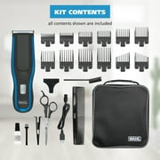 Wahl Self-Clip 360 Cordless Dual Grip Hair Clipper Kit, Black/Blue 3025768