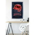 thumbnail image 6 of MLB Los Angeles Angels - Neon Helmet 23 Wall Poster, 22.375" x 34" Framed, 6 of 6