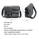 thumbnail image 4 of Bolso Mensajero De Cuero Belug gris, 4 of 5