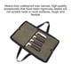thumbnail image 5 of Injueey Bolsa enrollable de lona Bolsas para cuchillos de Chef Bolsillos de almacenamiento duraderos Portacuchillos portátil Estuche de transporte para Almacenamiento y organización del hogar Injueey HA007660-00, 5 of 6