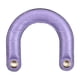 thumbnail image 4 of Asa para bolso, asa para bolso, cuero PU para bricolaje, pieza de repuesto en forma de U, bolso hecho a mano para bolsos, asa para bolso con asa de PU Púrpura, 4 of 9