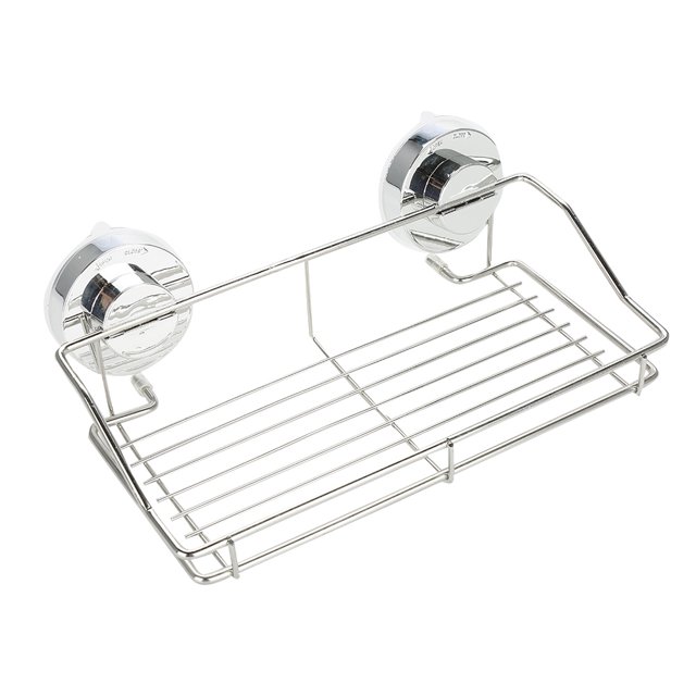 Dekaim Wall Storage, Bathroom Shower Room Kitchen Removable Wall Mounted Storage Shelf Suction Cup Rack