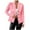 Hot Pink, variant on biudgviw Womens Jackets for Work Long Sleeve Notch Neck Casual Blazer Button Textured Trendy Outwear Formal Business Tops Coat