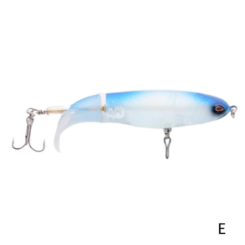 11CM Whopper Plopper Topwater Floating Fishing Lure Rotating Tail Up Crankbaits 