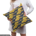 thumbnail image 4 of Ambesonne Japanese Fabric by the Yard Upholstery, Clouds on the Sky, 3 Yards, Dark Indigo Dark Yellow, 4 of 4