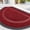 Wine Red, variant on Buganda Half Round Door Mat, Heavy Duty Rubber Entrance Mat, Low Profile Dirt Trapper Doormat Outside, 29.5" x 17", wine red