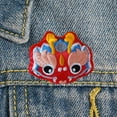 thumbnail image 4 of Eoperou 2024 Year of The Dragon Plush Brooch Lion Awakening Mascot Doll Pin Cute Scarf Hat Clothing Badge Decor Accessories, 4 of 8
